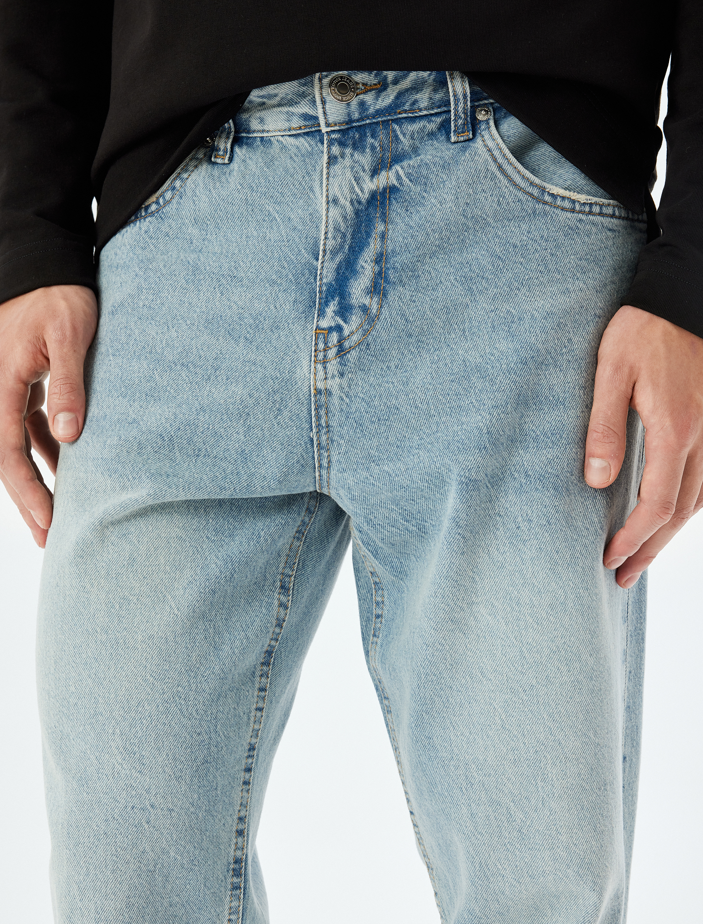 Straight Fit Kot Pantolon - Mark Jean