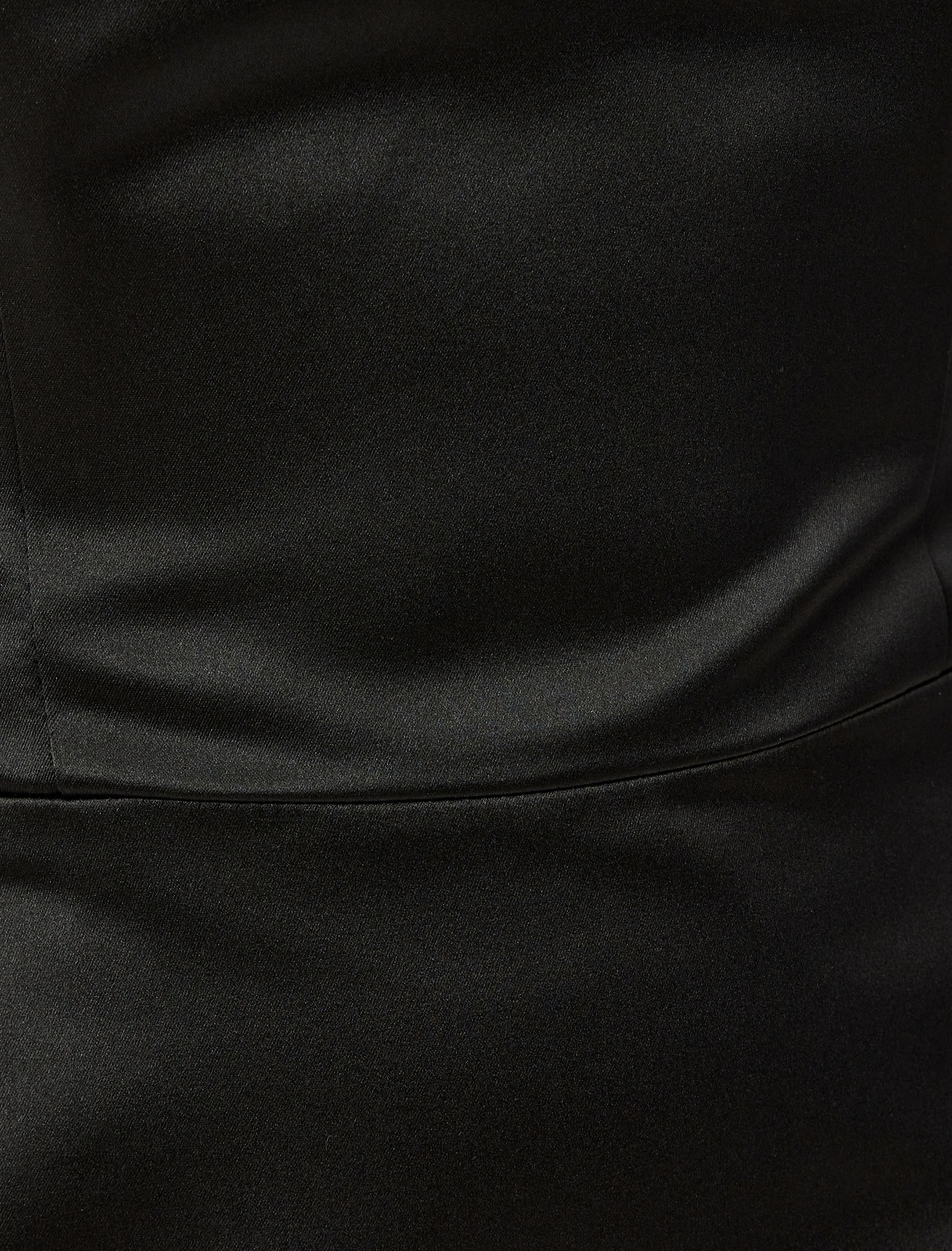   Koton X Sibil Çetinkaya - Straplez Kolsuz Pul Detaylı Mini Saten Abiye Elbise