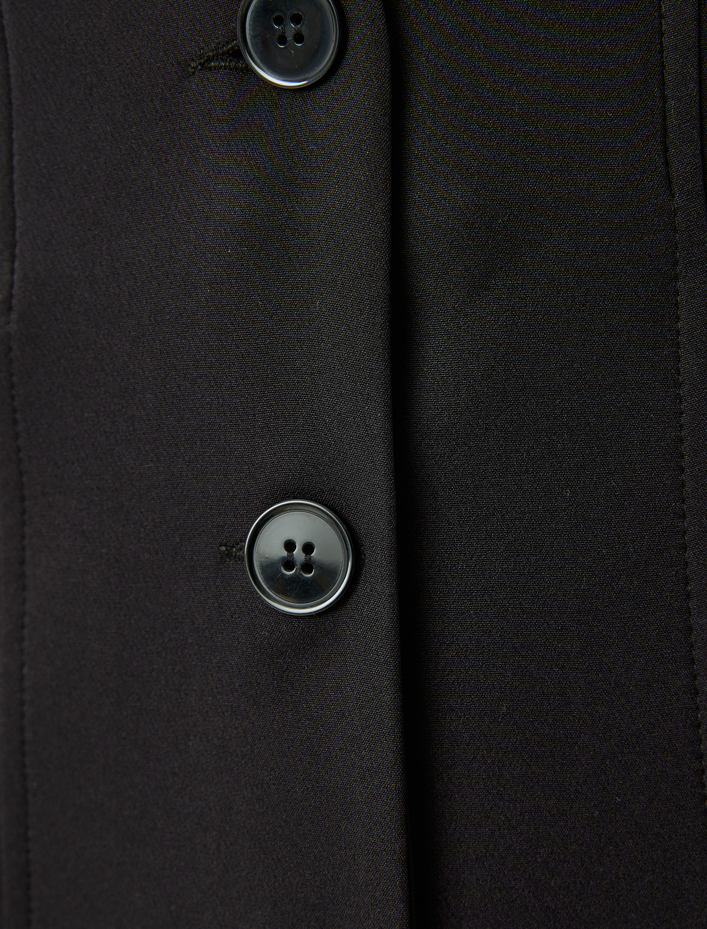 Slim Fit Gömlek Yaka Düğmeli Kolsuz Mini Jile Elbise