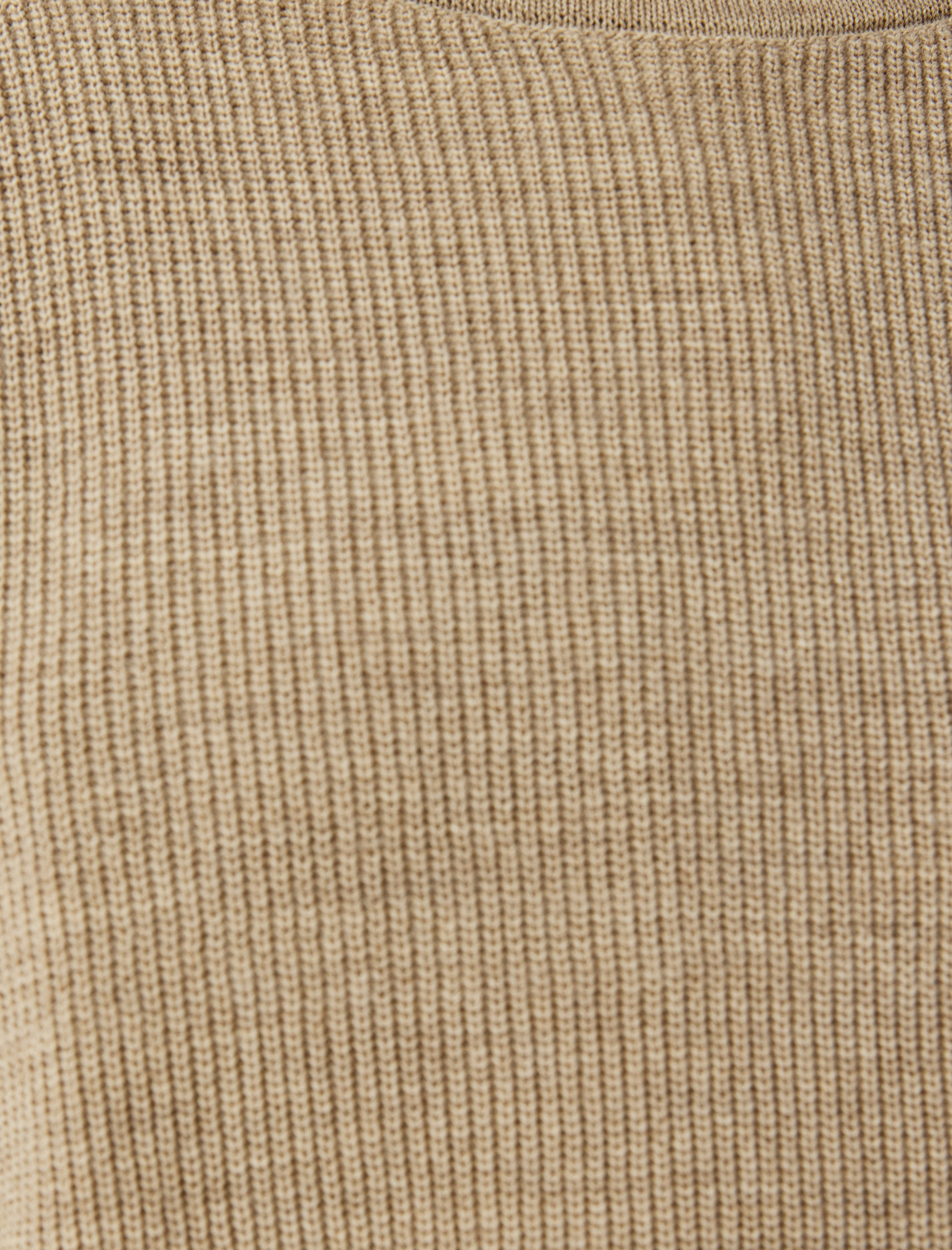   Uzun Kollu Geniş Yuvarlak Yaka Triko Oversize Kazak