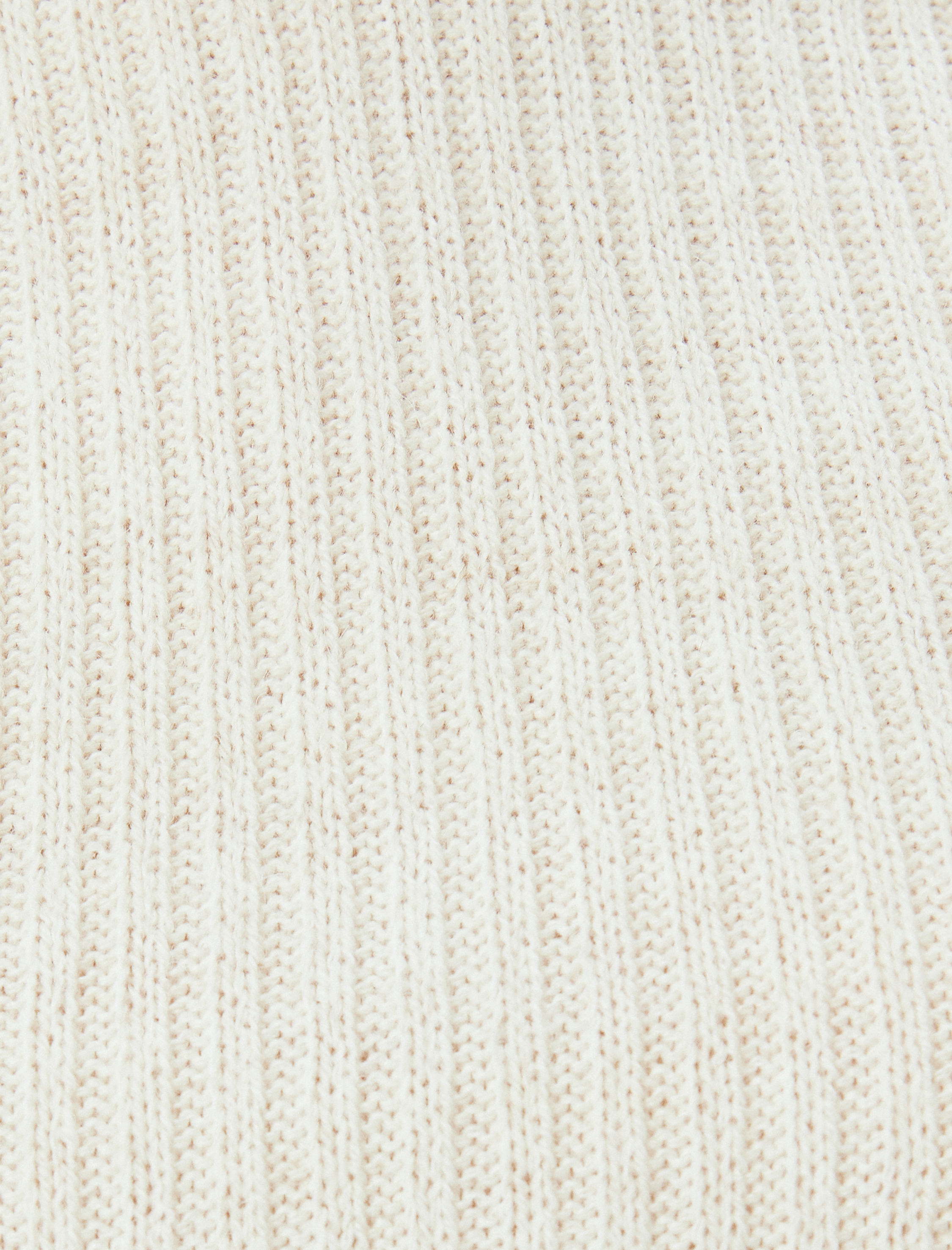   Crop Bisiklet Yaka Biyeli Dokulu Uzun Kollu Tişört