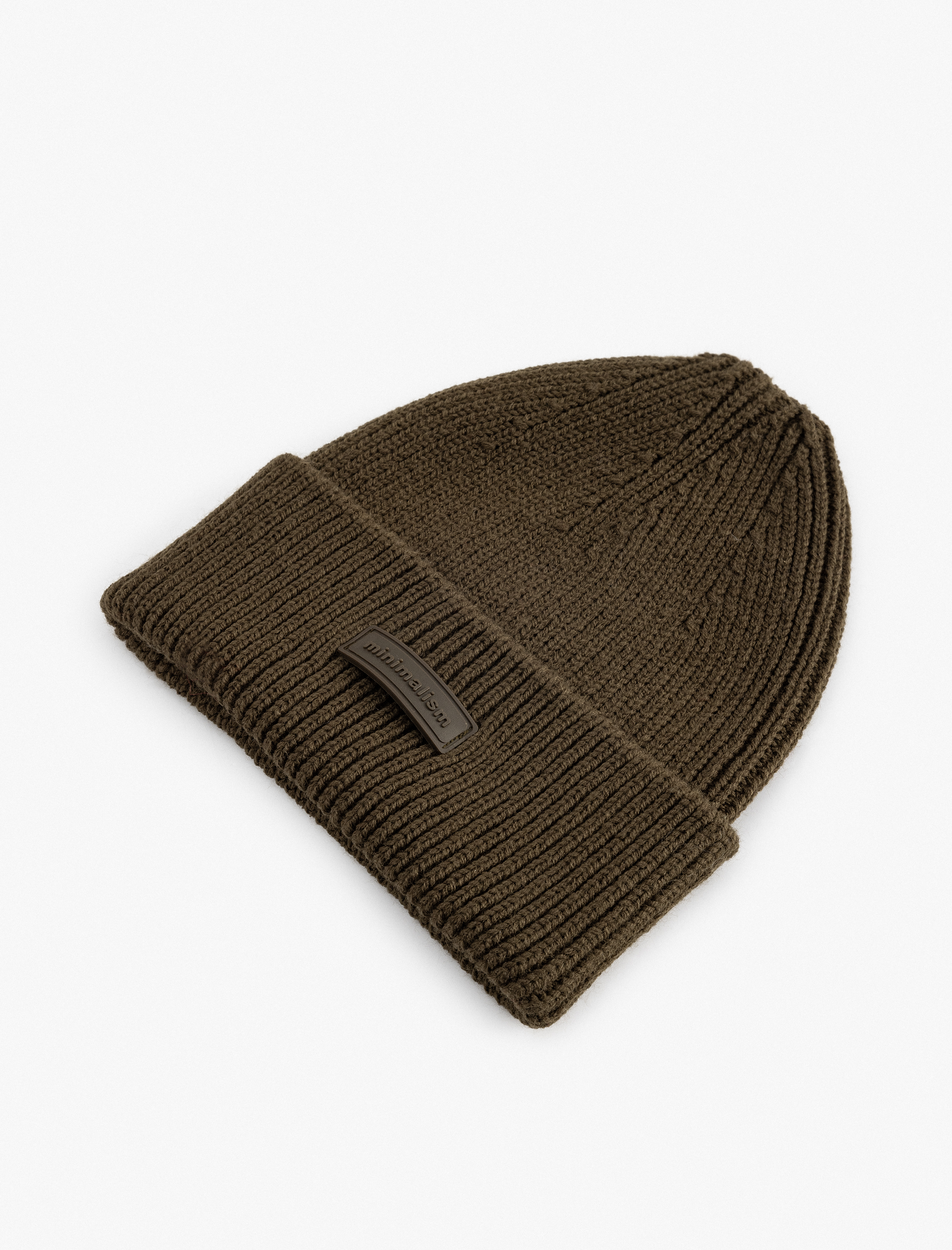 Erkek Katlı Bere Slogan Baskılı Etiket Detaylı