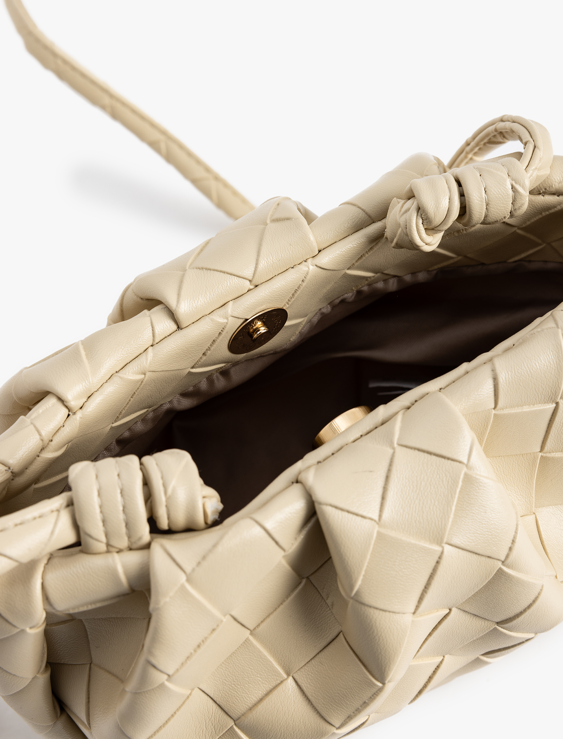  Kadın Suni Deri Büzgülü Askılı Çapraz Çanta