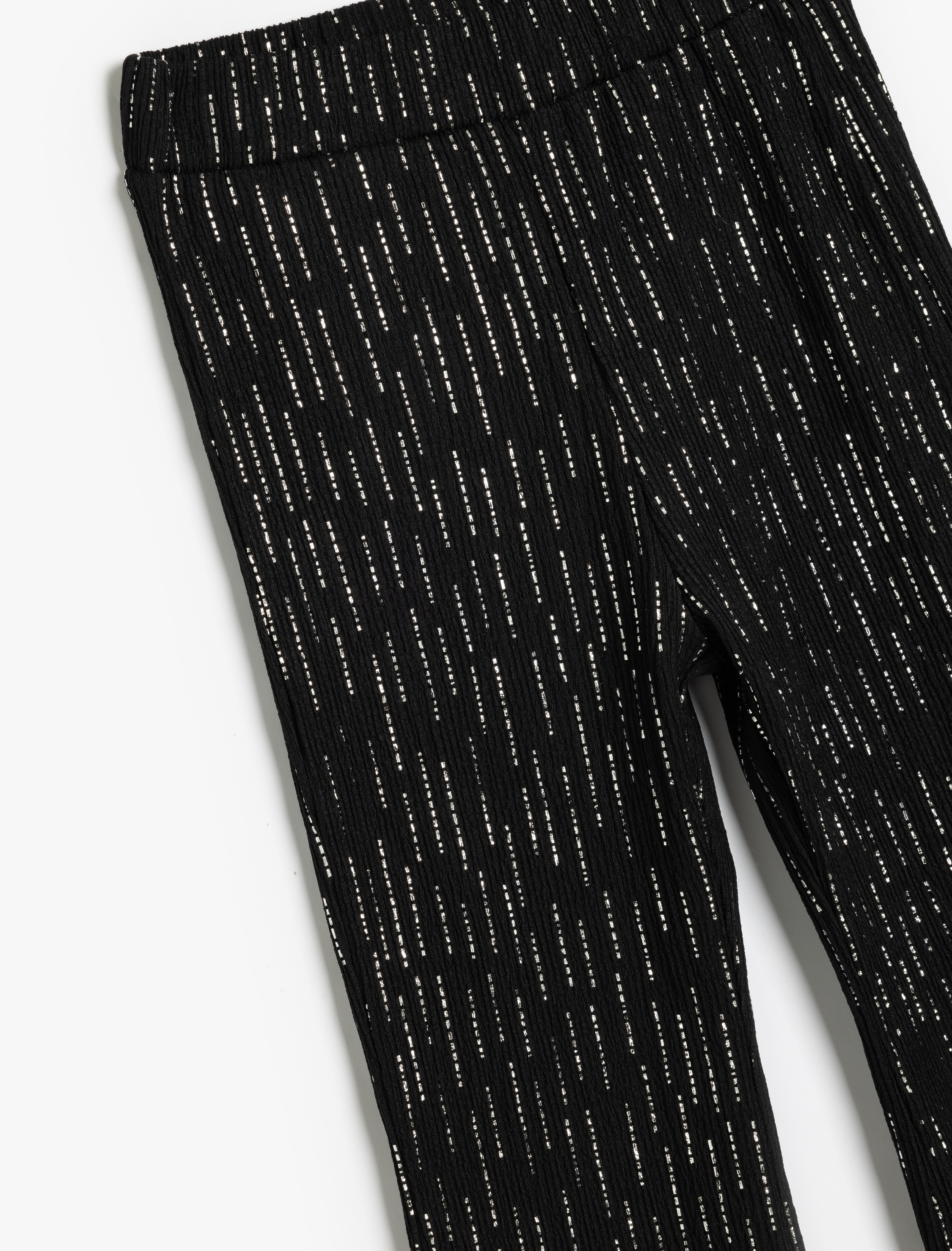  Kız Çocuk İspanyol Paça Pantolon Beli Lastikli