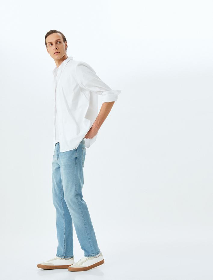  Straight Fit Kot Pantolon - Mark Jean