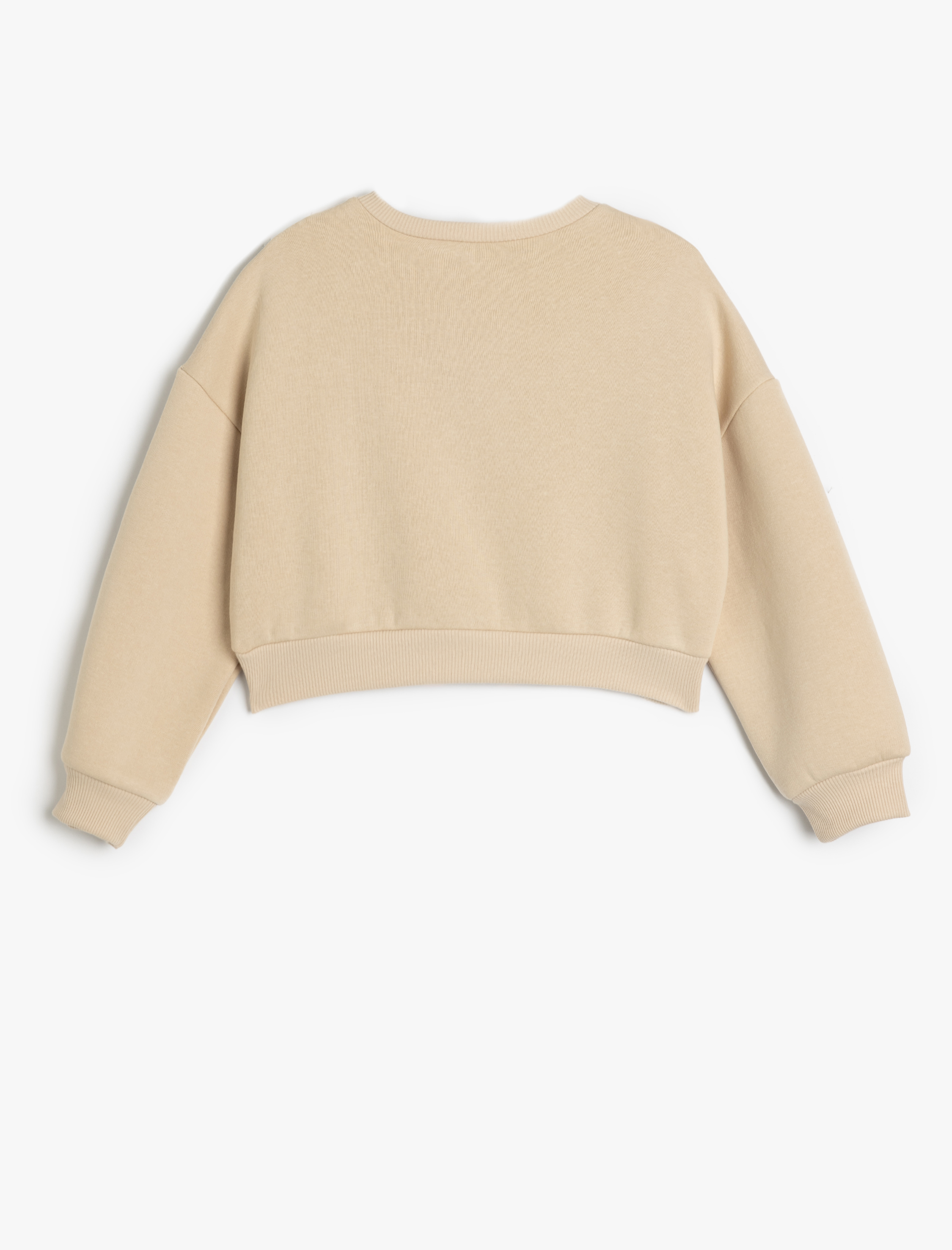  Kız Çocuk Tom ve Jerry Sweat Lisanslı Bisiklet Yaka Uzun Kollu Şardonlu