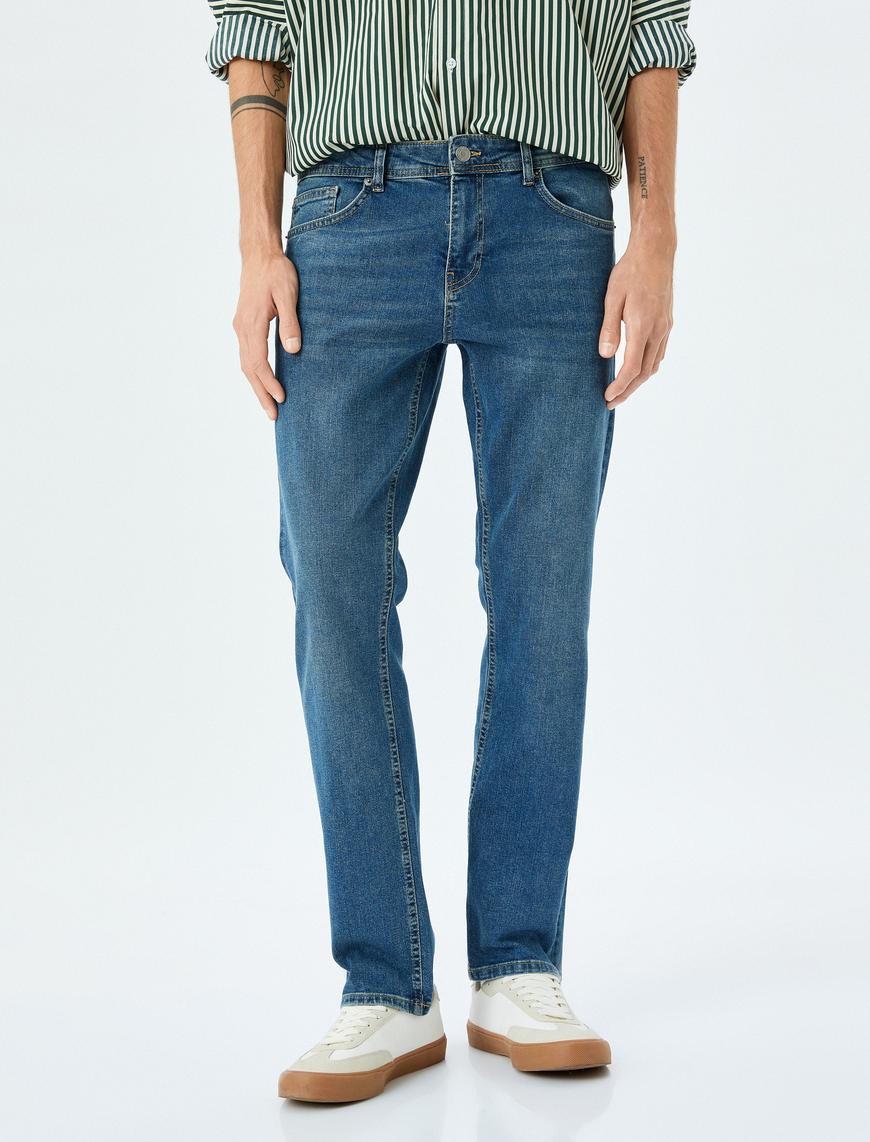   Straight Fit Kot Pantolon - Mark Jean