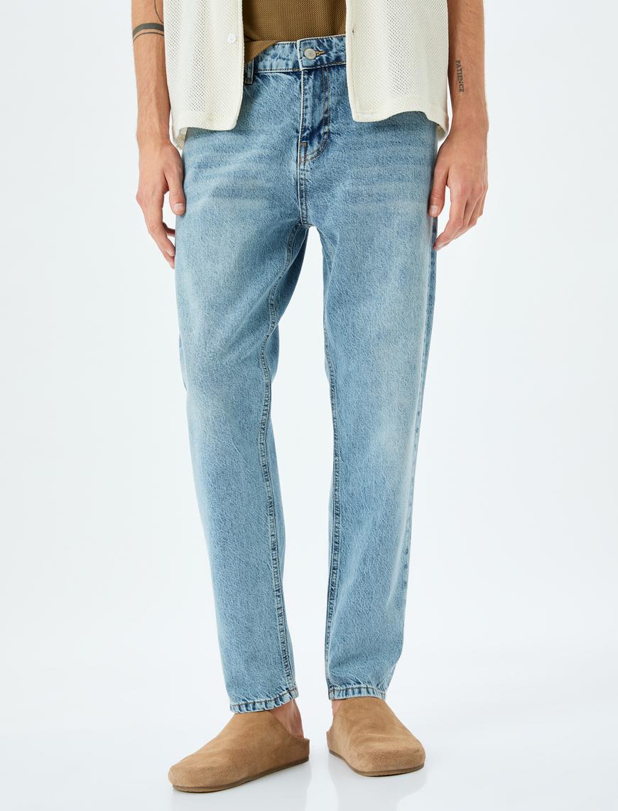   Tapered Fit Kot Pantolon - Joe Jean