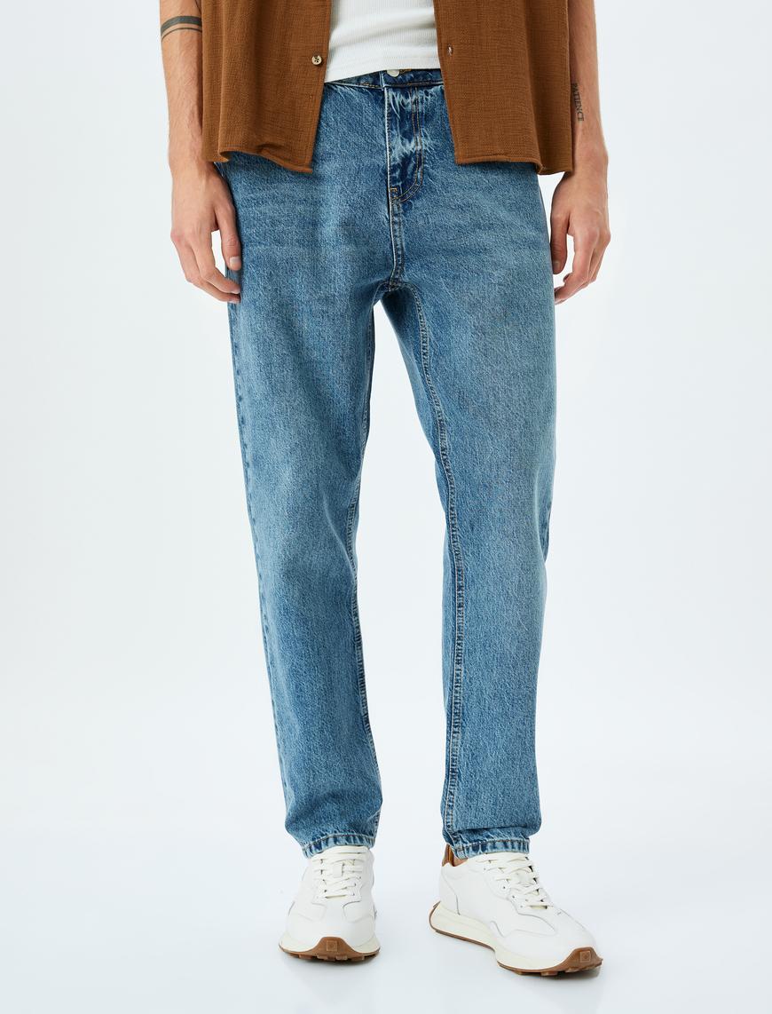   Tapered Fit Kot Pantolon - Joe Jean