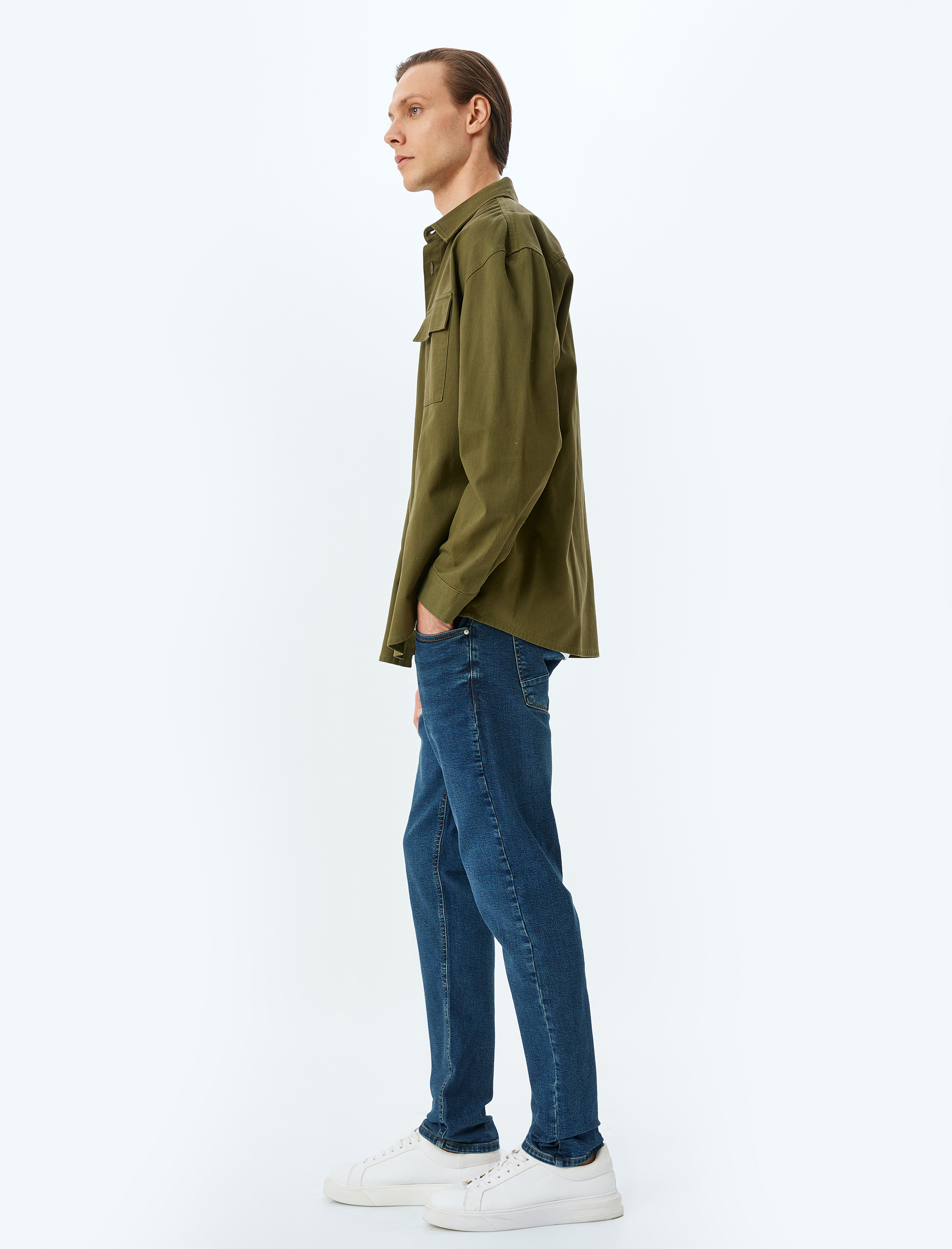   Slim Fit Kot Pantolon - Brad Jean