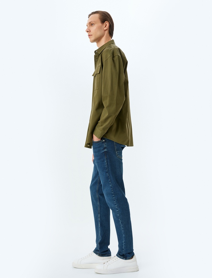  Slim Fit Kot Pantolon - Brad Jean