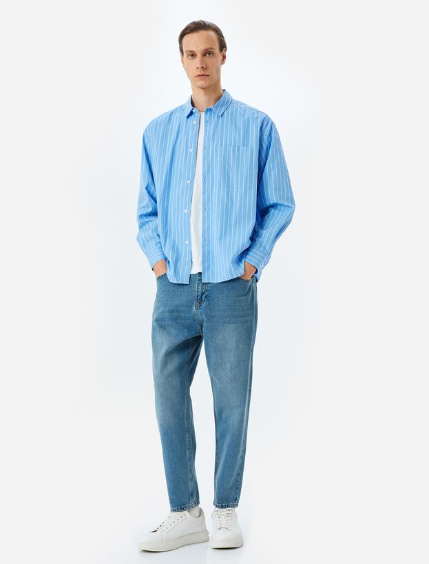 Loose Fit Kot Pantolon - Steve Jean_0