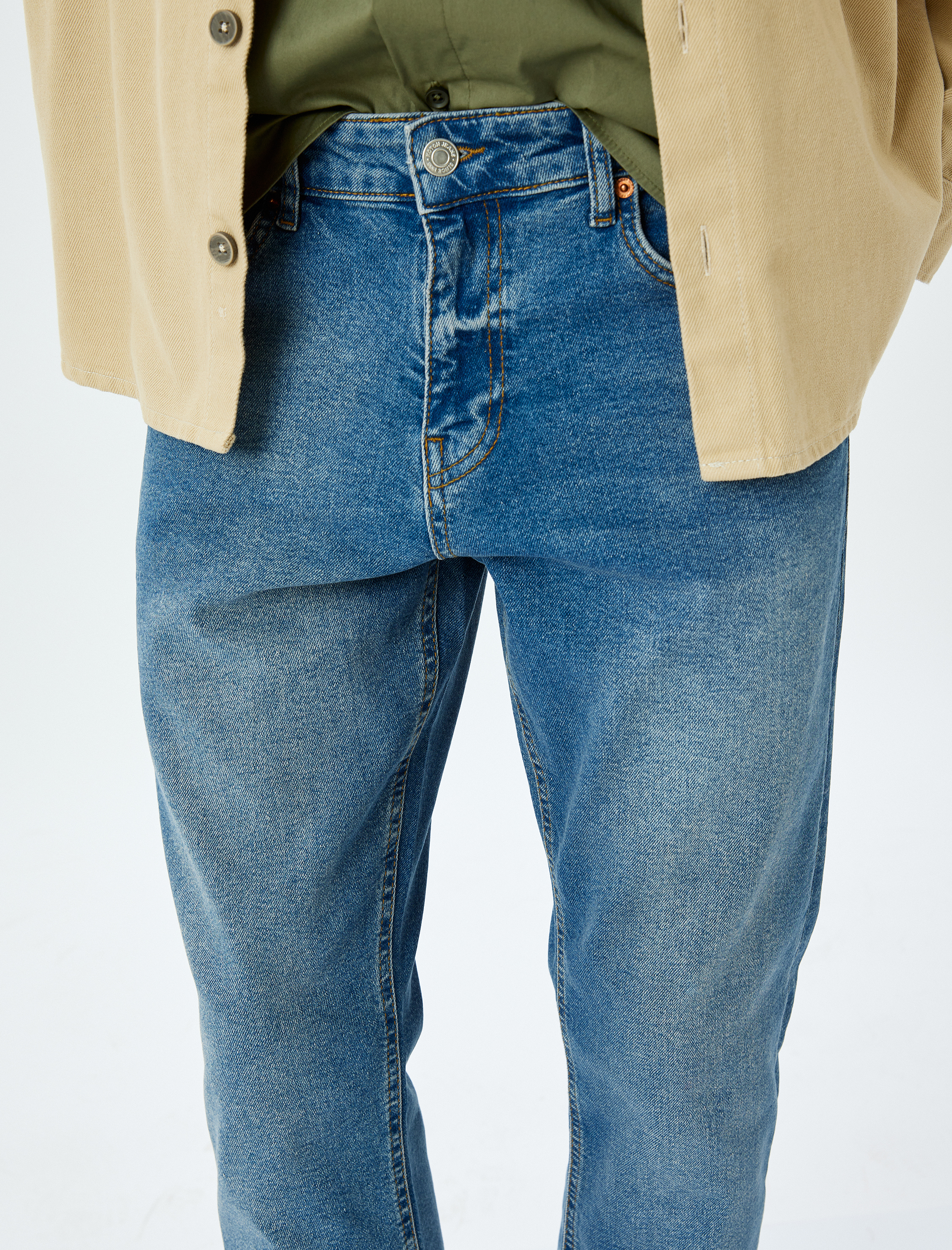   Straight Fit Kot Pantolon - Mark Jean