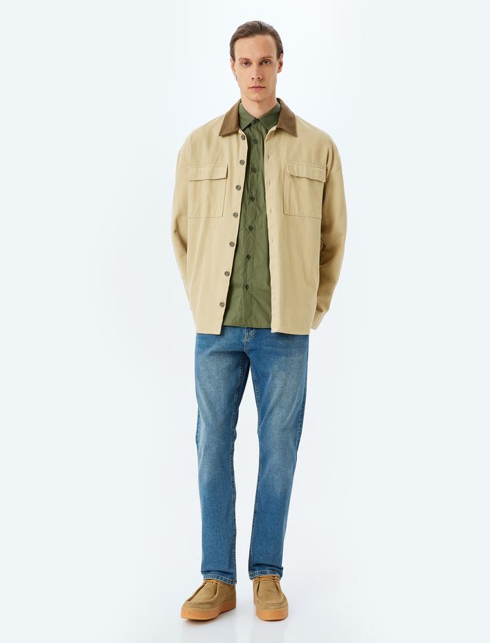  Straight Fit Kot Pantolon - Mark Jean