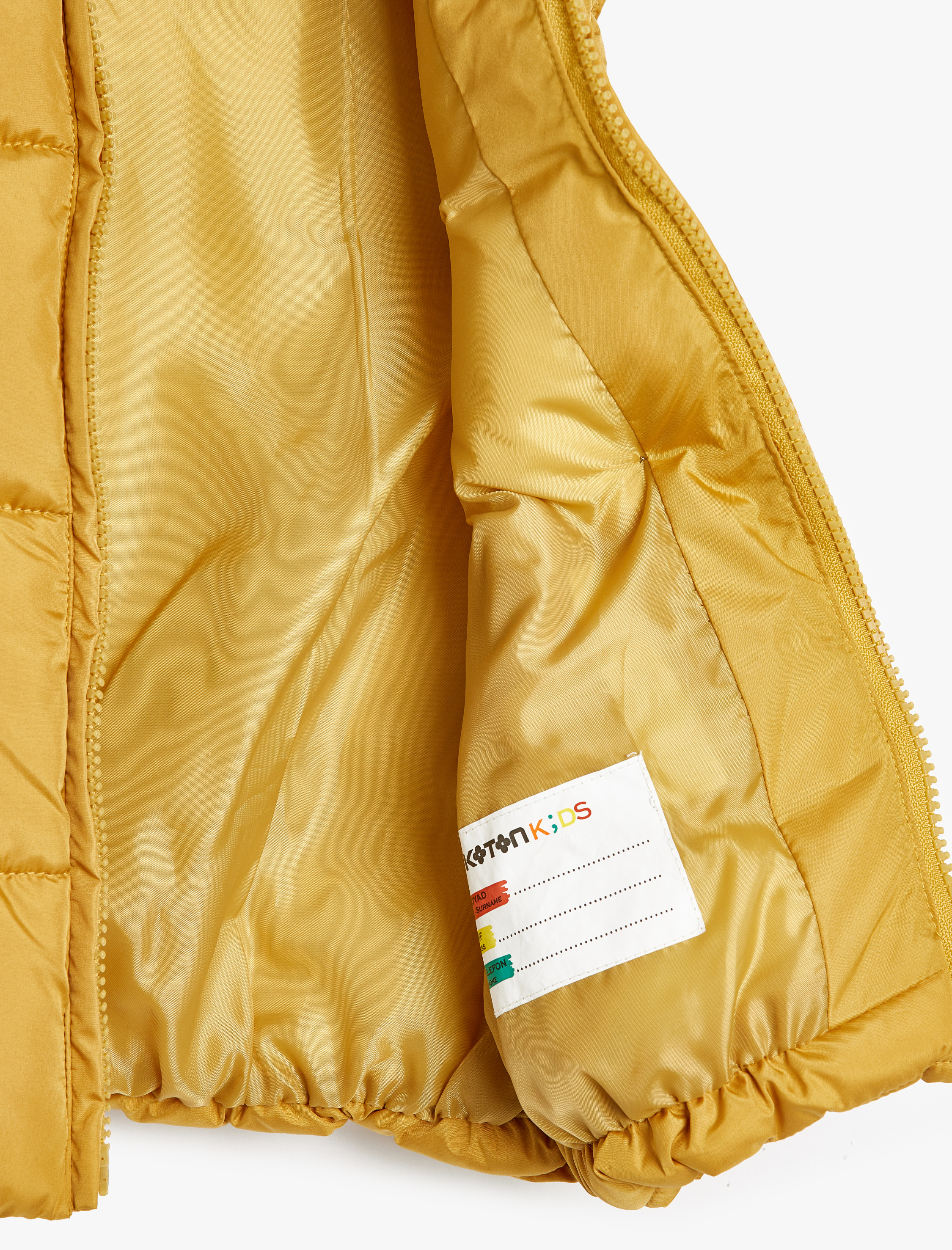  Erkek Bebek Cep Detaylı Fermuarlı Mevsimlik Kapşonlu Şişme Yelek