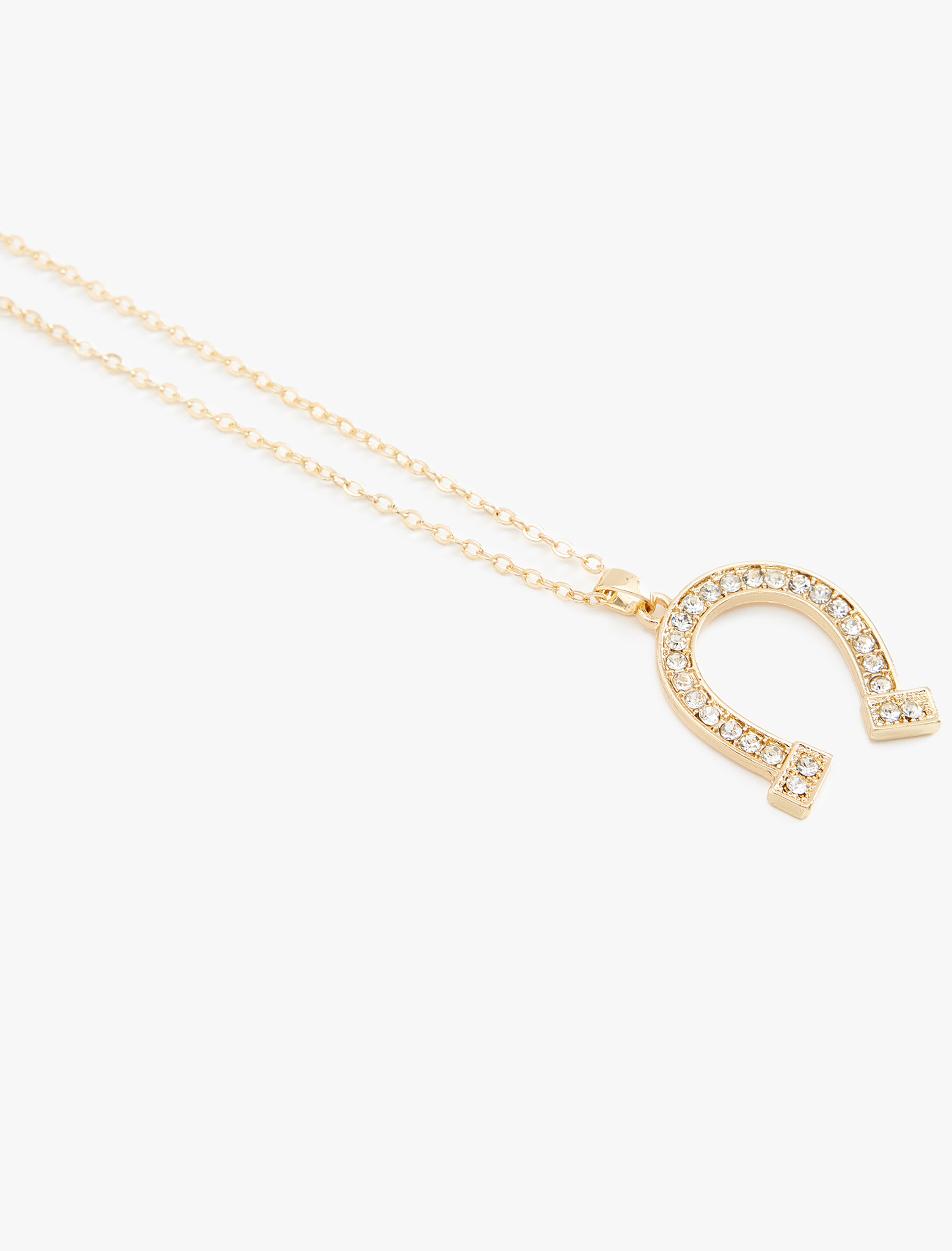  Kadın Taşlı Nal Charm Detaylı Kolye - Koton X Sima Tarkan