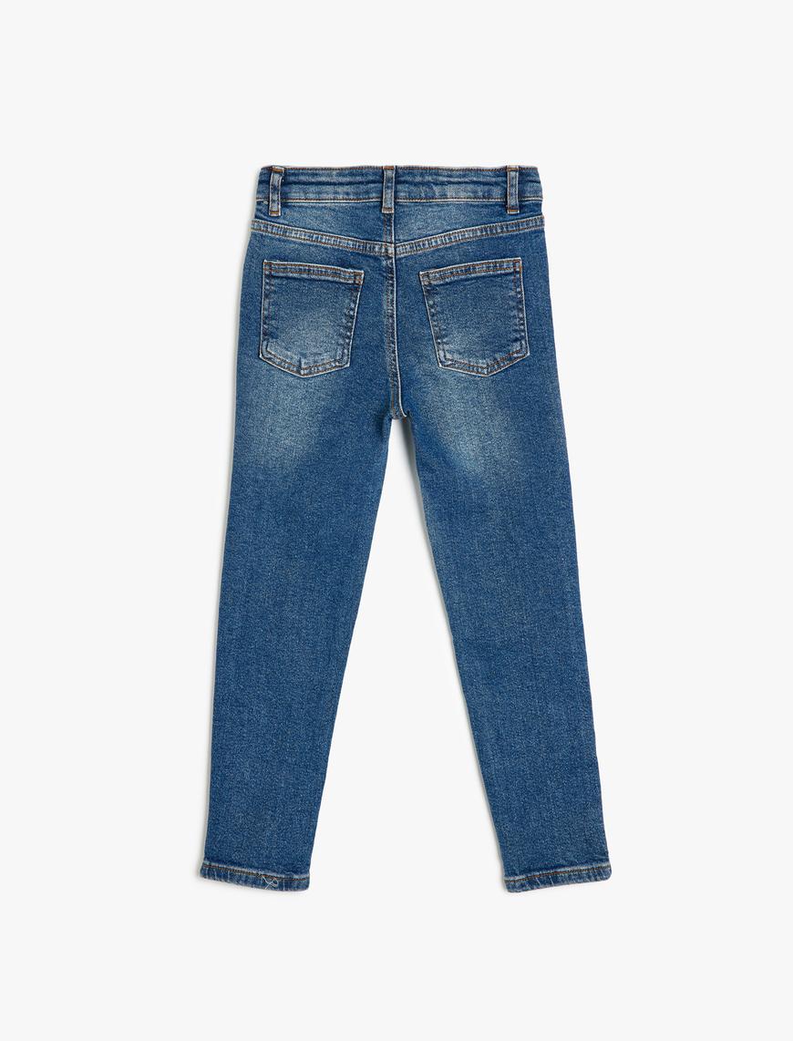  Erkek Çocuk Dar Paça Kot Pantolon - Skinny Jean