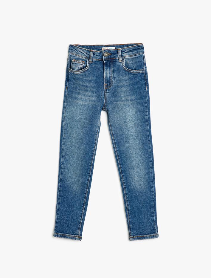 Erkek Çocuk Dar Paça Kot Pantolon - Skinny Jean