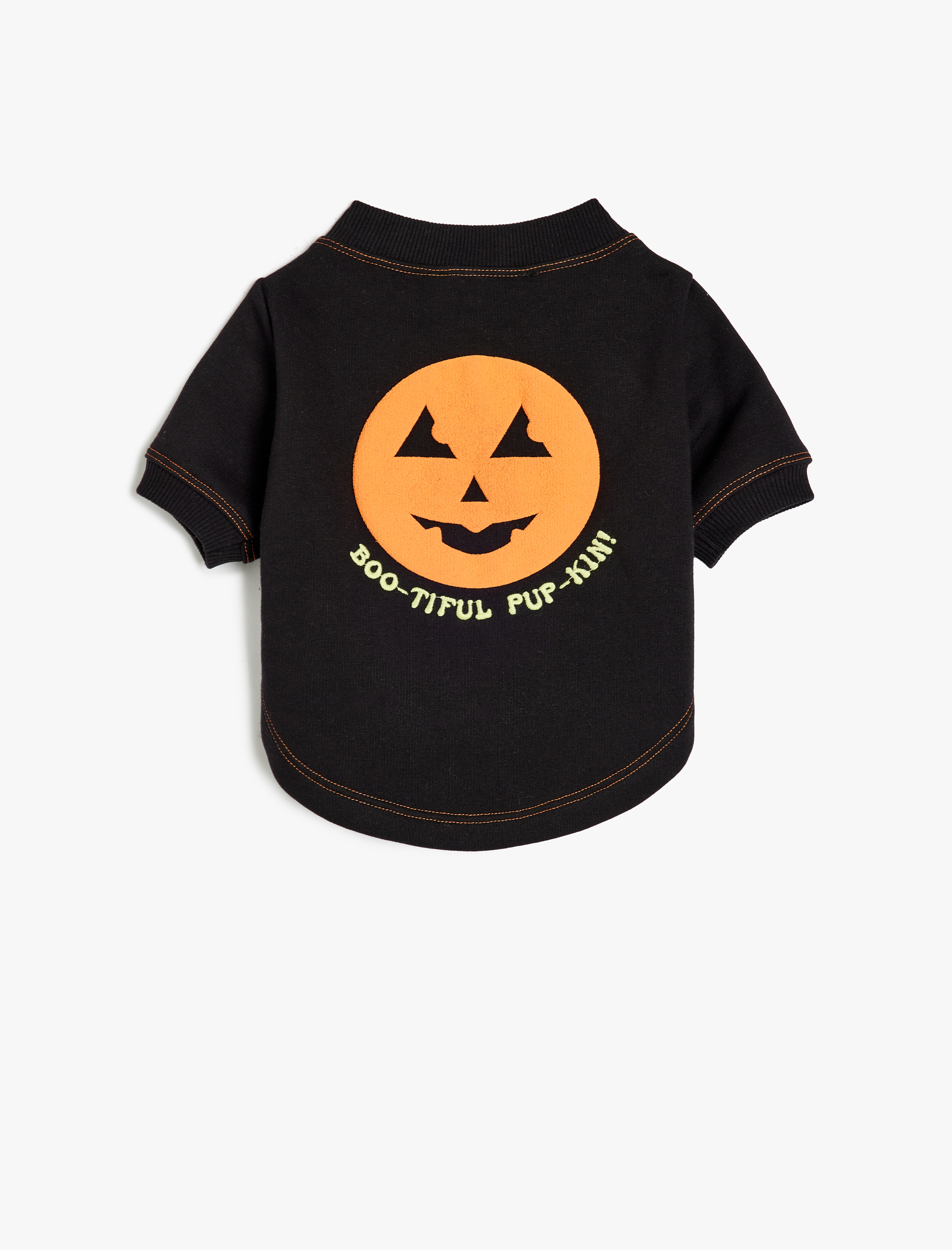   Bisiklet Yaka Fermuarlı Şardonlu Köpek Sweatshirtü