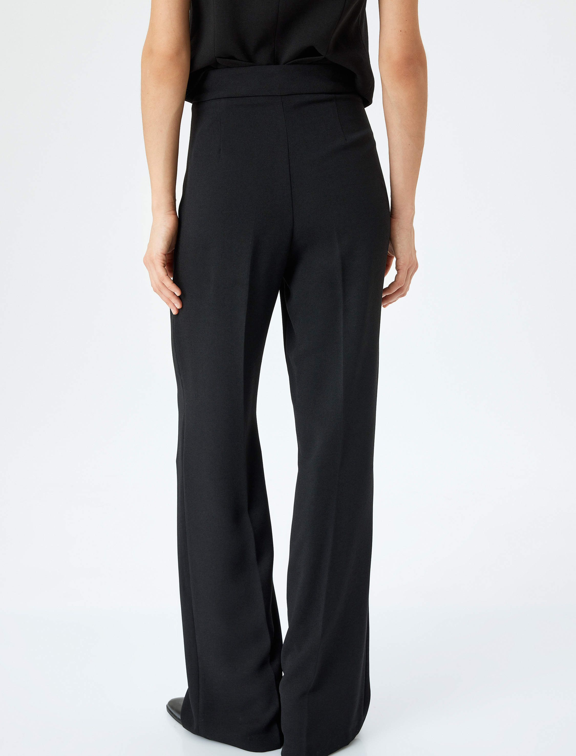   Standart Bel Bol Paça Kumaş Pantolon