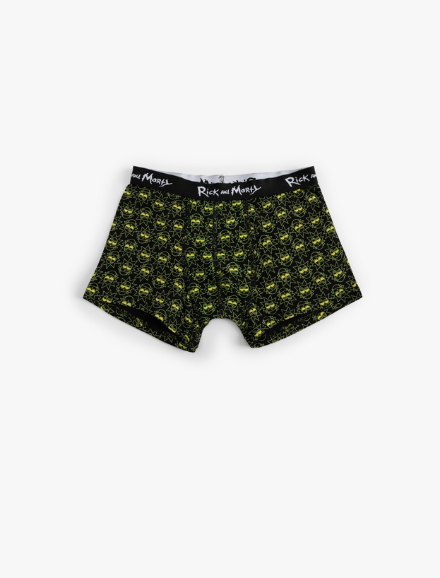 Rick and Morty Lisanslı Pamuklu 3'lü Boxer Seti_1
