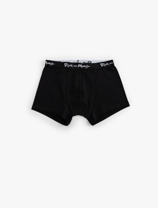 Rick and Morty Lisanslı Pamuklu 3'lü Boxer Seti_3