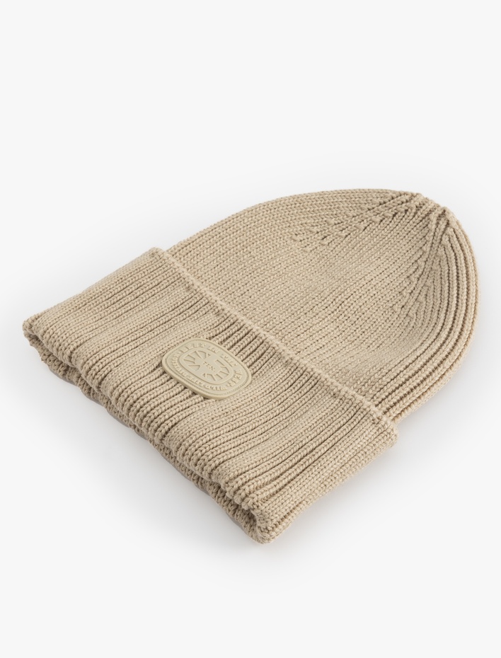 Erkek Etiket Detaylı Katlı Bere