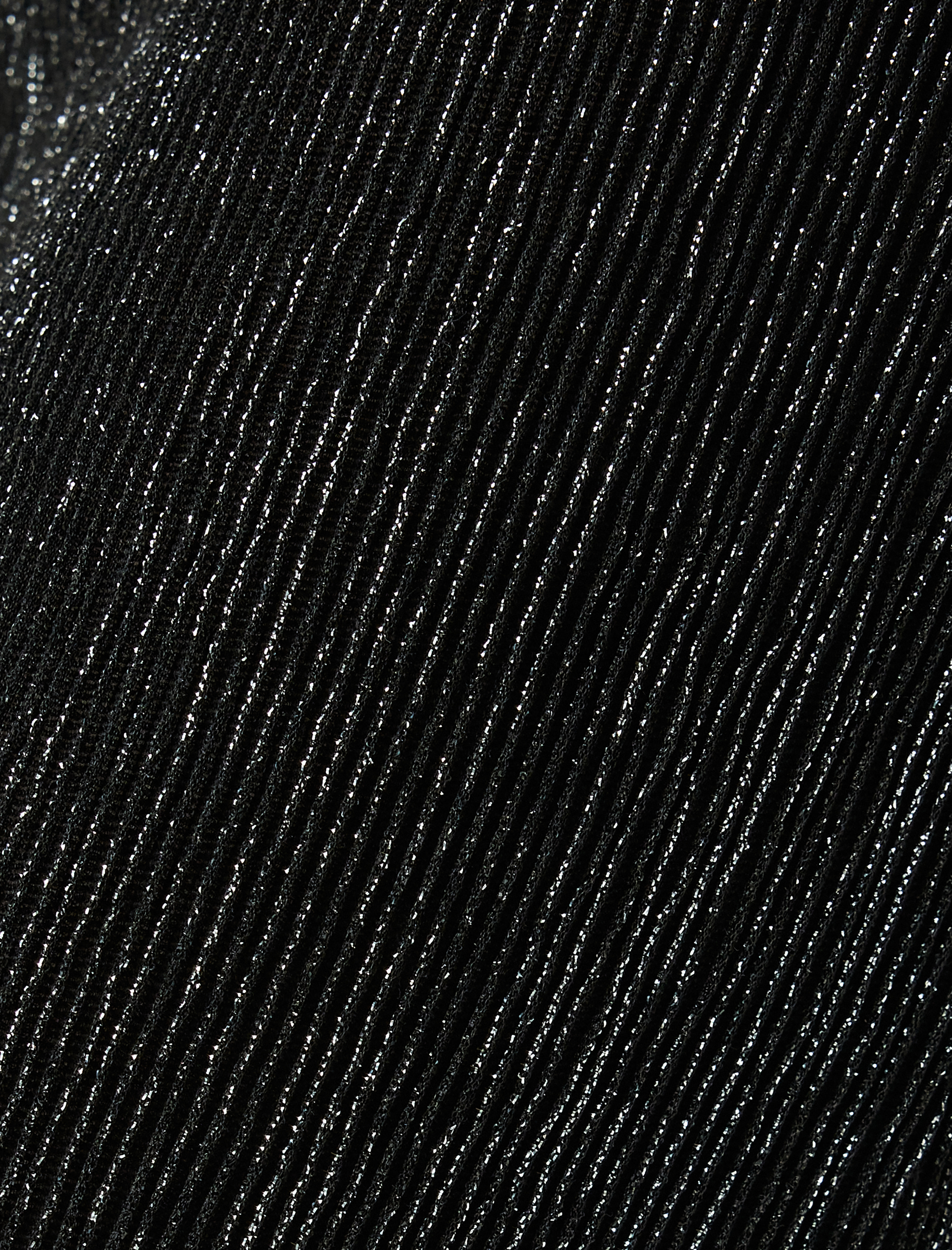   Yırtmaç Detaylı Slim Fit Parıltılı Uzun Kalem Etek