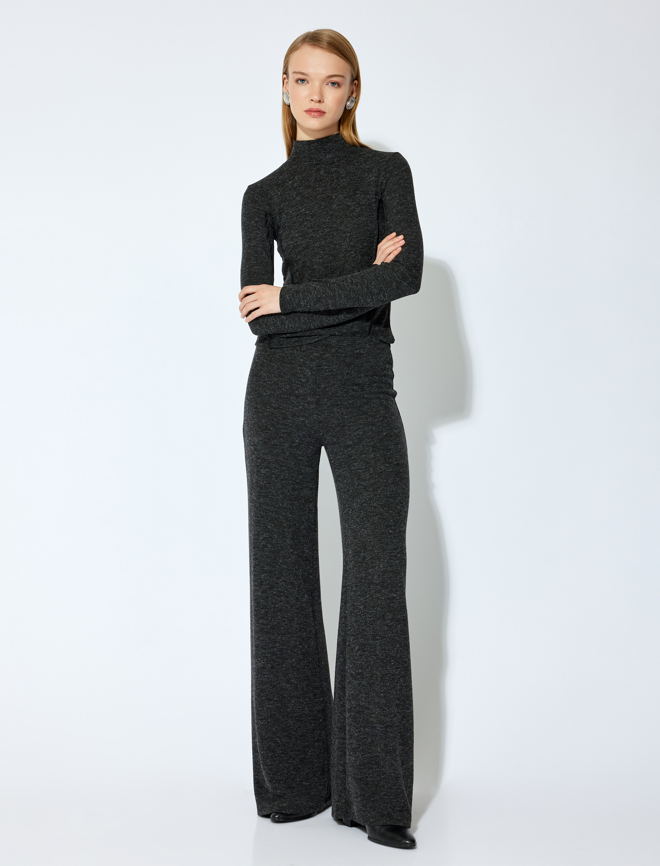   Koton X Şahika Ercümen - Düz Bol Paça Pantolon