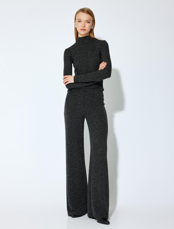  Koton X Şahika Ercümen - Düz Bol Paça Pantolon