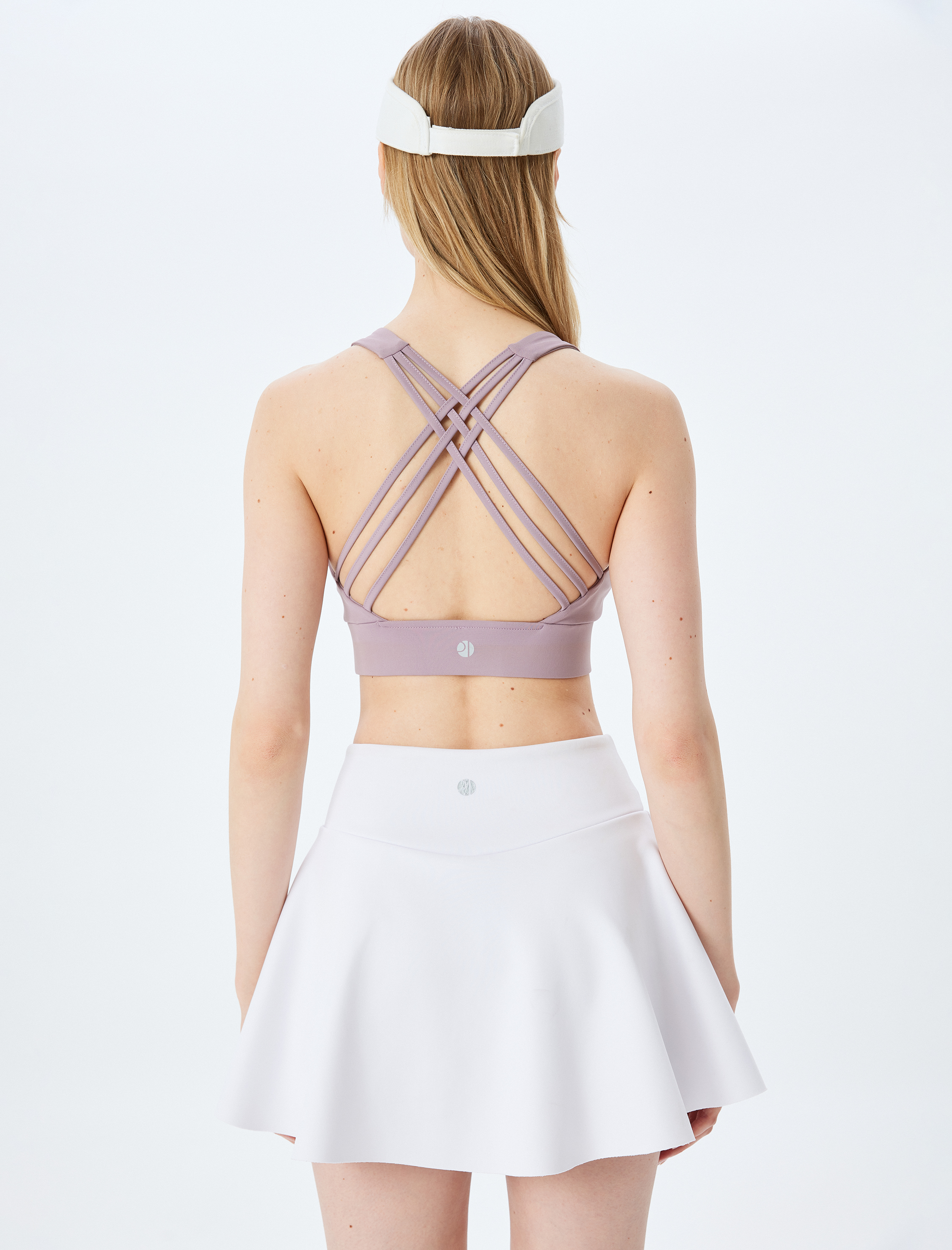   Kare Yaka Çapraz Askılı Slim Fit Sporcu Sütyeni