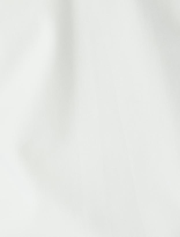 Bisiklet Yaka Basic Pamuk Karışımlı Minimal Baskılı Sweatshirt_5