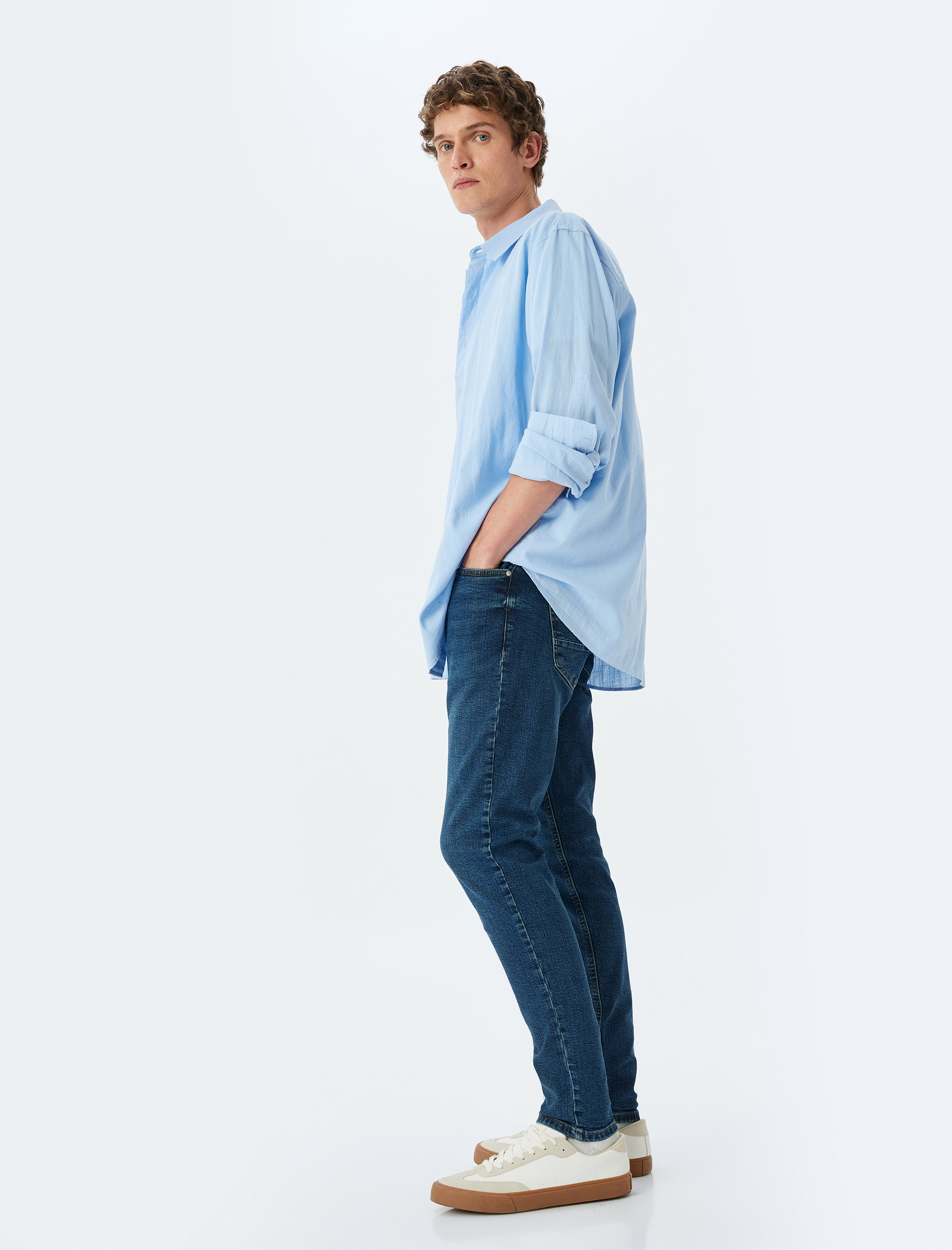   Skinny Fit Kot Pantolon - Michael Jean