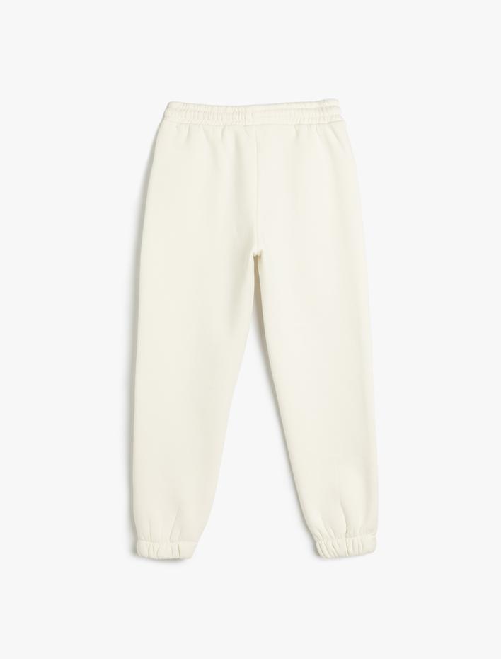 Erkek Çocuk Jogger Eşofman Altı Beli Bağlamalı Cepli Şardonlu