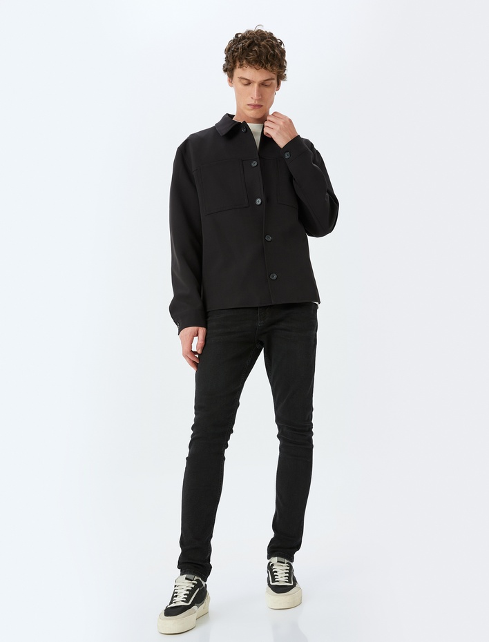  Super Skinny Fit Kot Pantolon - Justin Jean