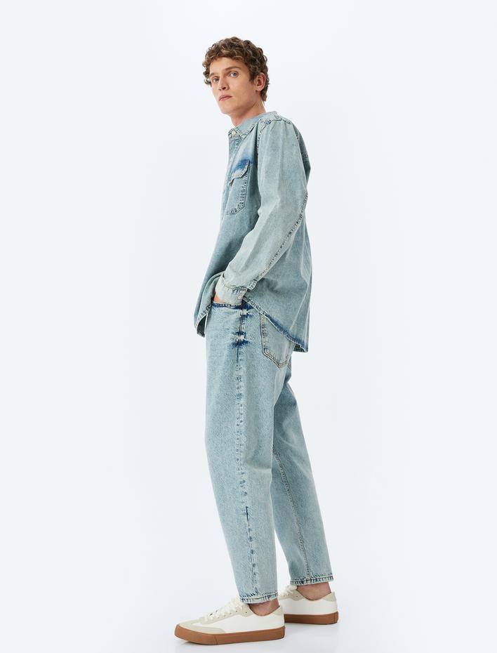  Loose Fit Kot Pantolon - Steve Jean