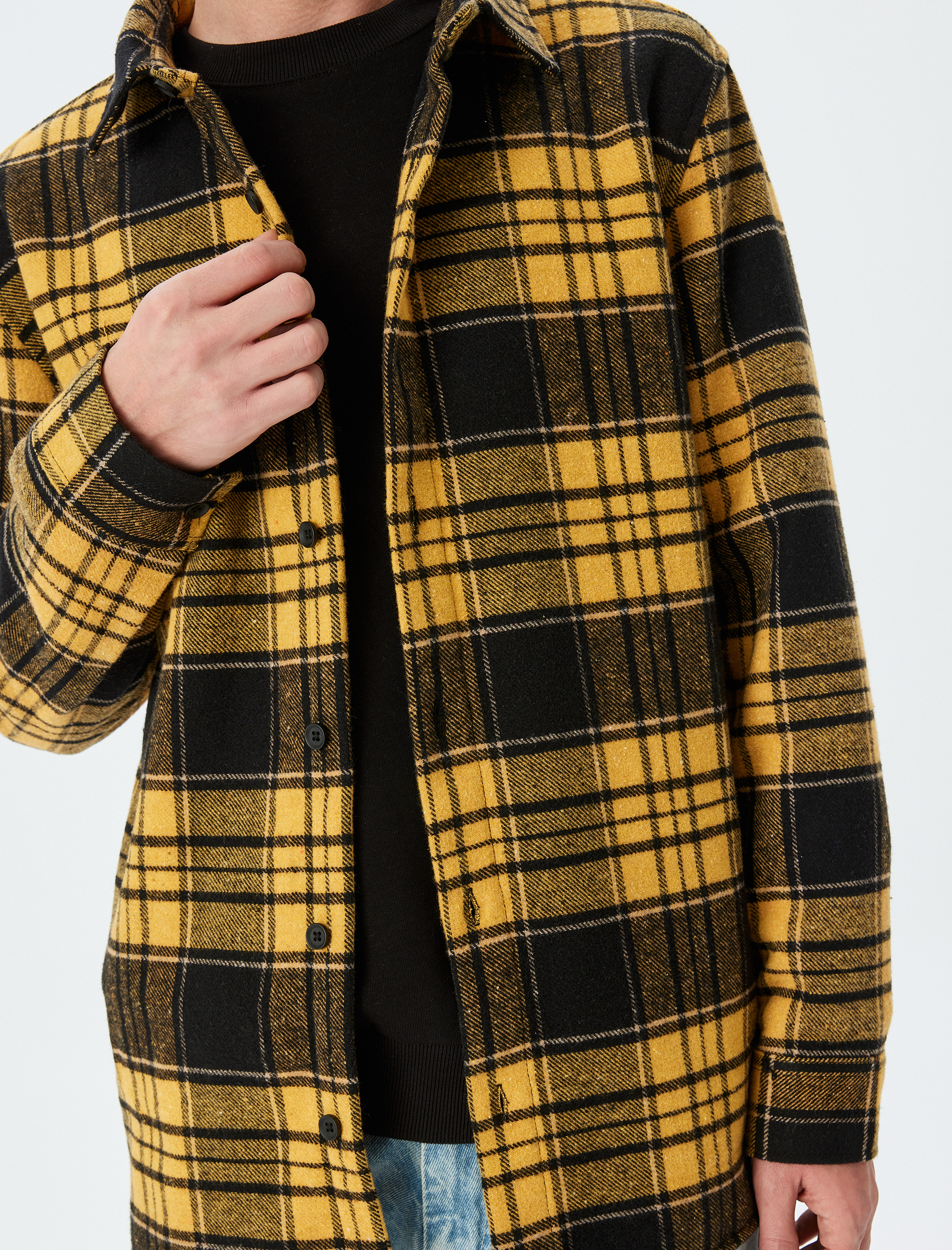 Uzun Kollu Regular Fit Ekose Oduncu Gömleği