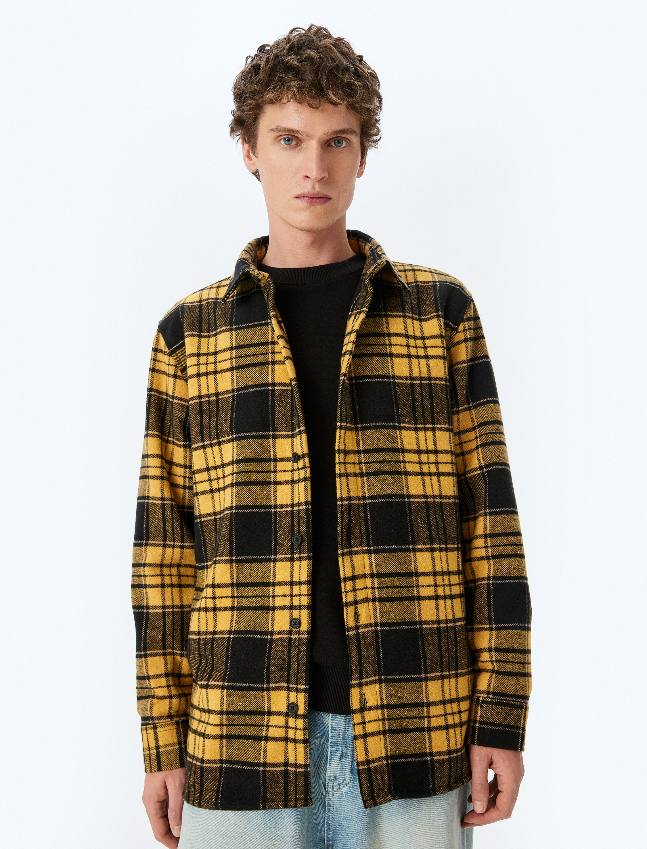 Uzun Kollu Regular Fit Ekose Oduncu Gömleği