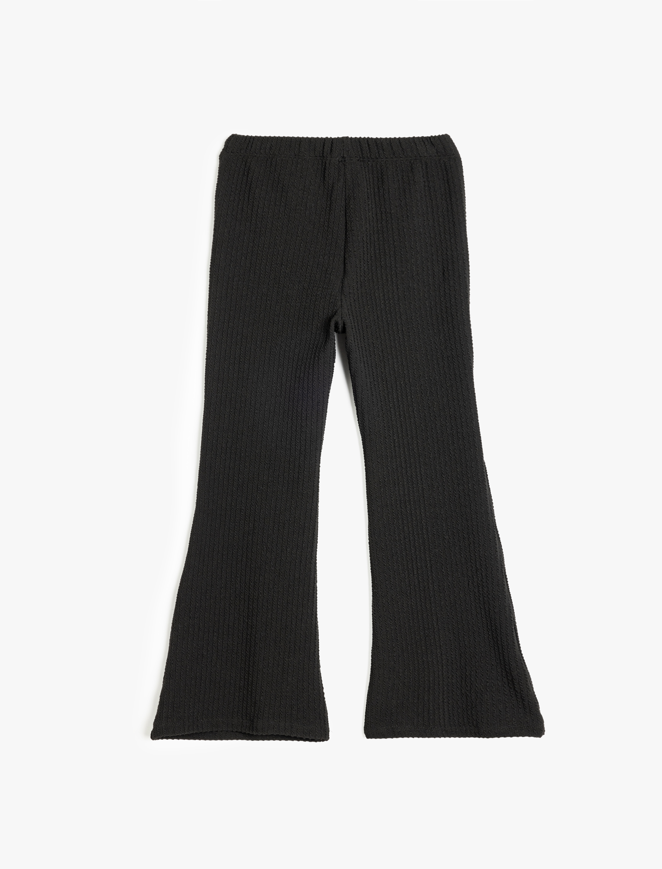  Kız Çocuk İspanyol Paça Basic Pantolon