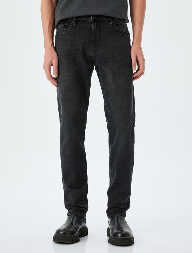 Slim Fit Kot Pantolon - Brad Jean_2