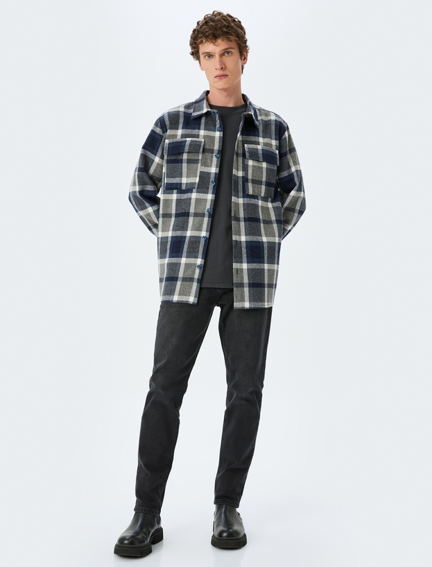 Slim Fit Kot Pantolon - Brad Jean_1