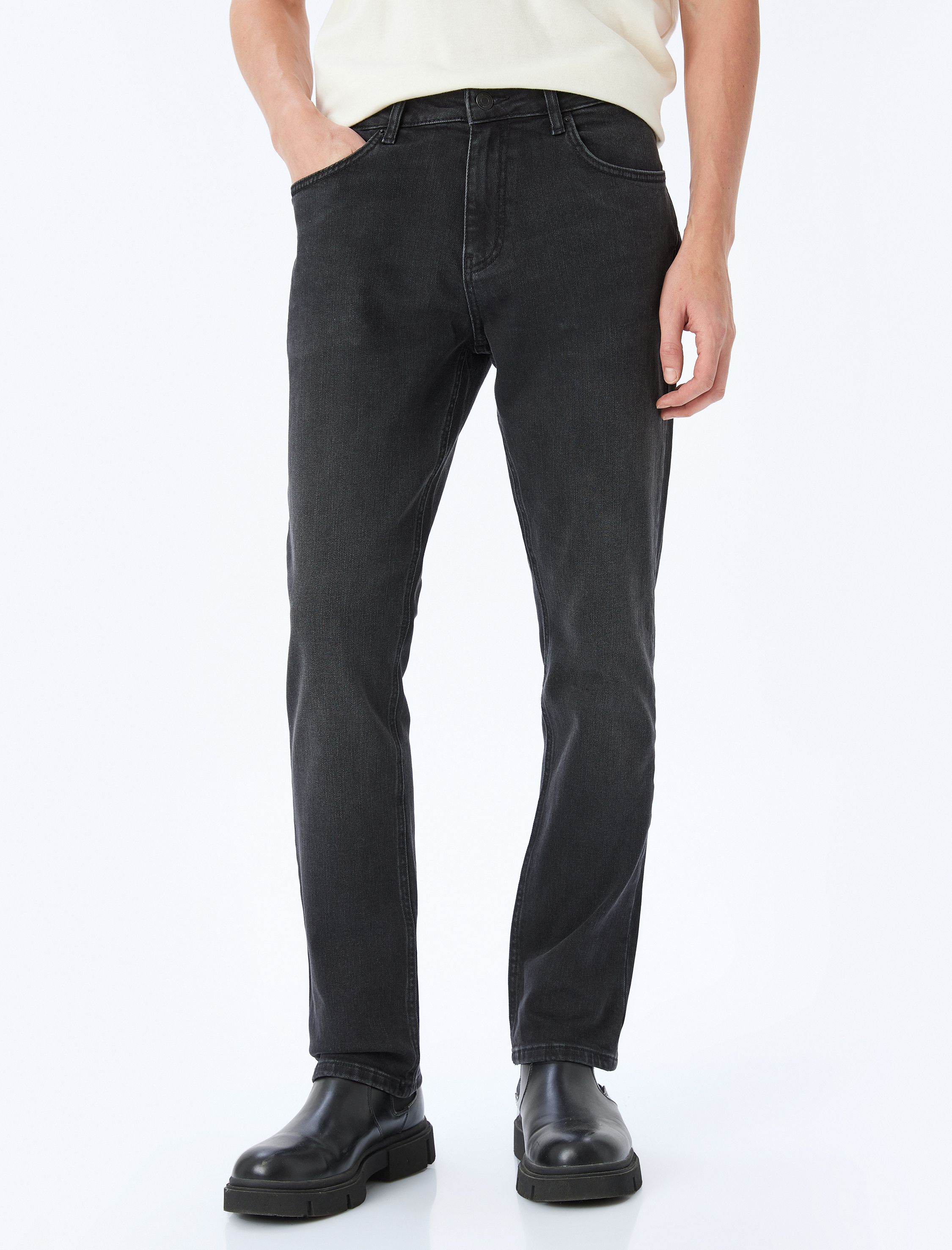 Straight Fit Kot Pantolon - Mark Jean