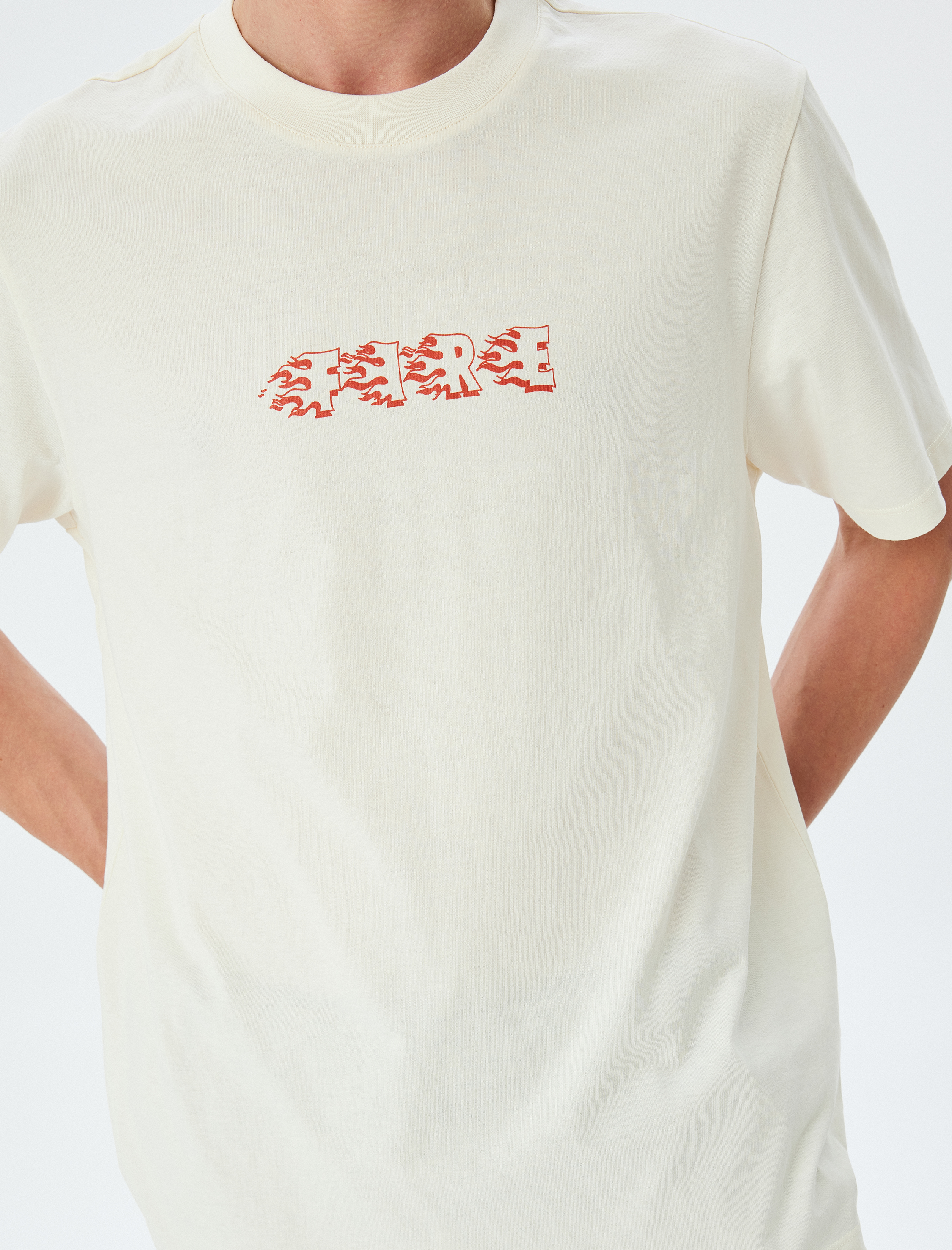   Bisiklet Yaka Pamuklu Regular Fit Kısa Kollu Baskılı Tişört