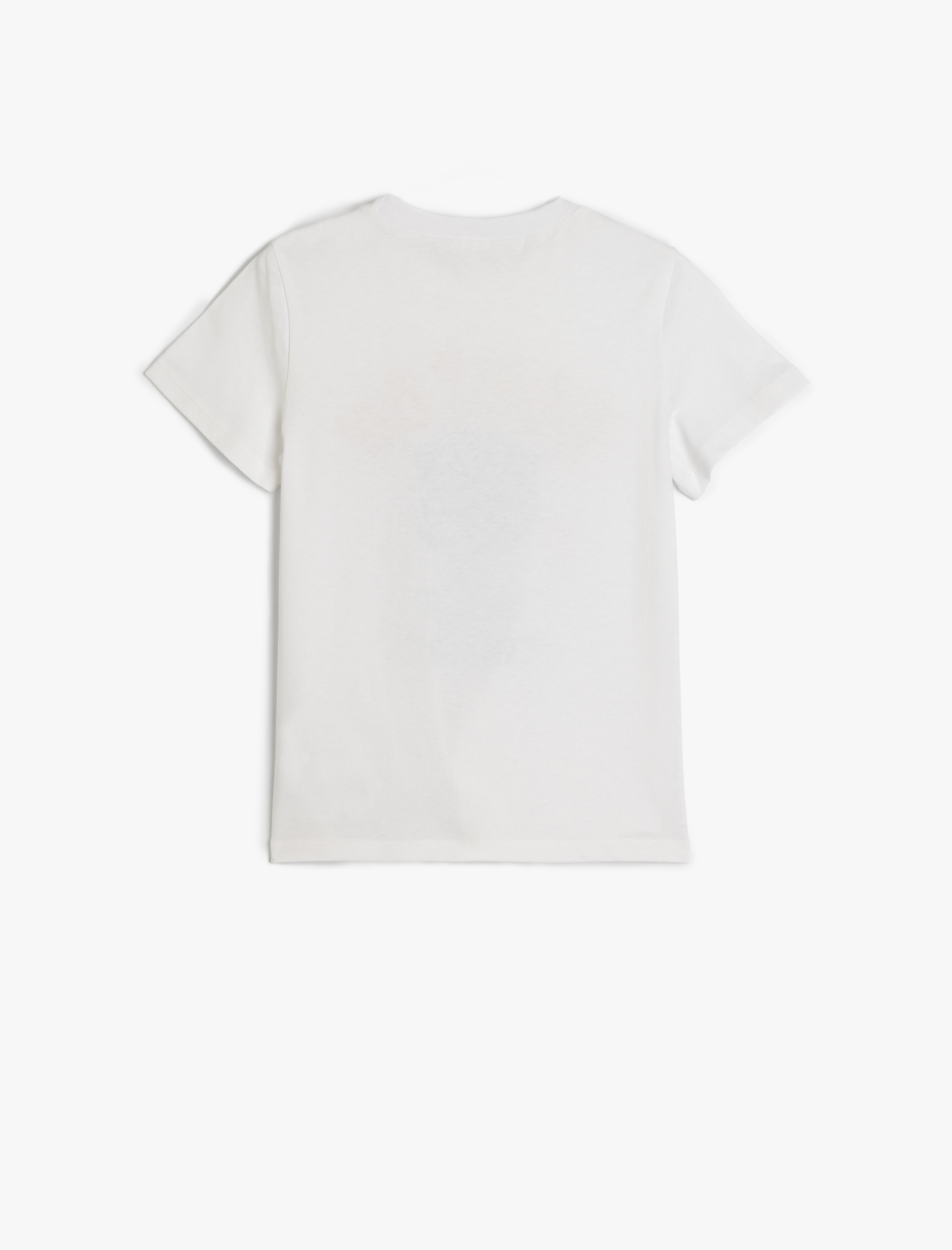 Erkek Çocuk Tişört Kaplan Baskılı Kısa Kollu Bisiklet Yaka Pamuklu