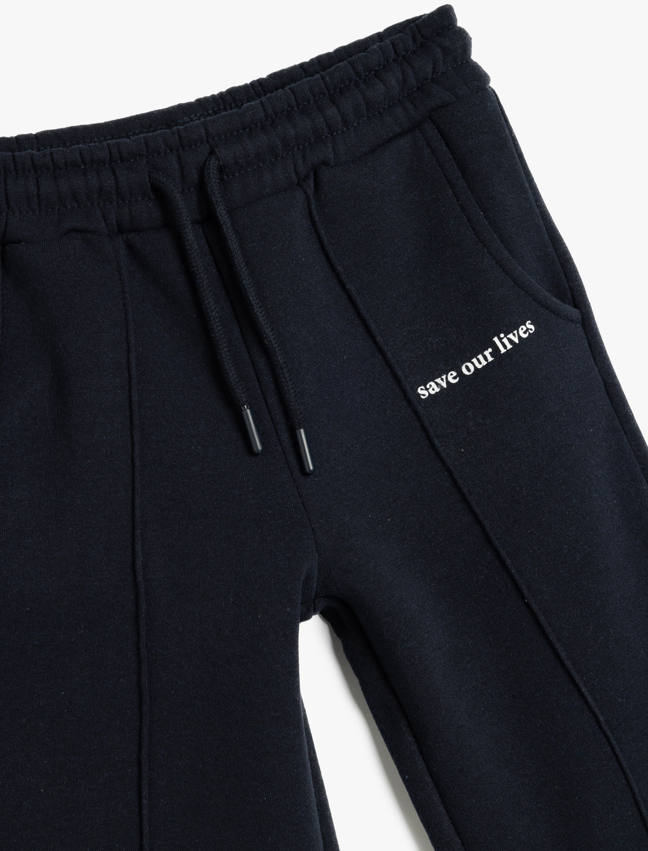  Erkek Çocuk Jogger Eşofman Altı Beli Bağlamalı Cepli Şardonlu