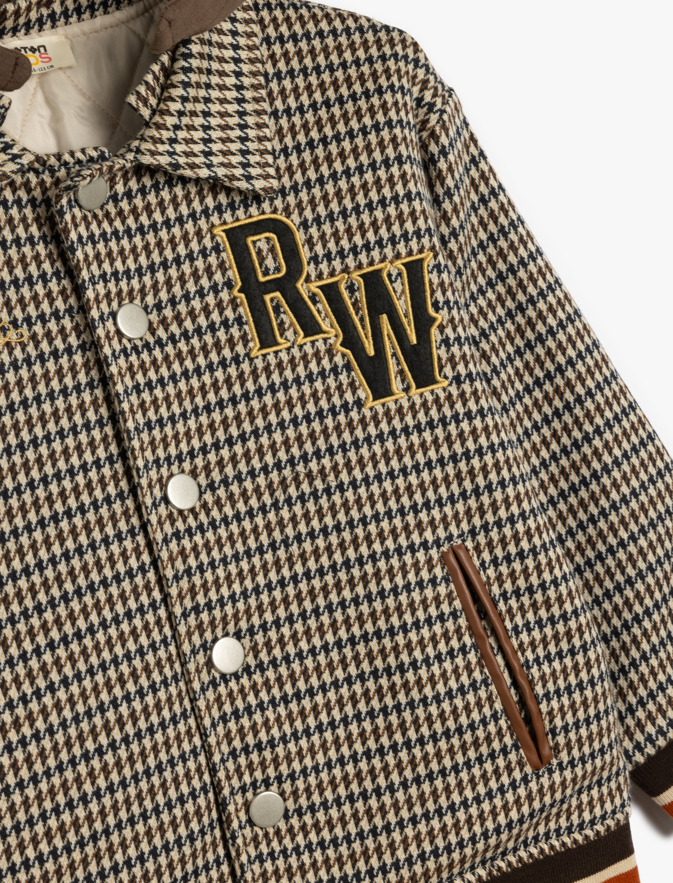 Erkek Çocuk Uzun Kollu Cepli Aplike Detaylı Oversize Kapşonlu Gömlek Ceket