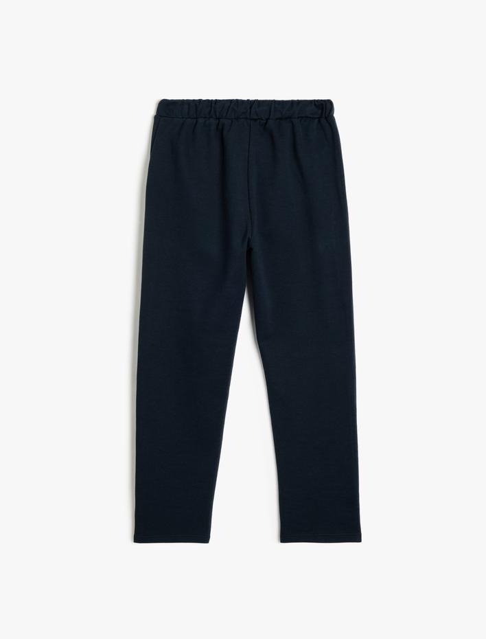 Erkek Çocuk Cep Detaylı Basic Pantolon Görünümlü Eşofman Altı