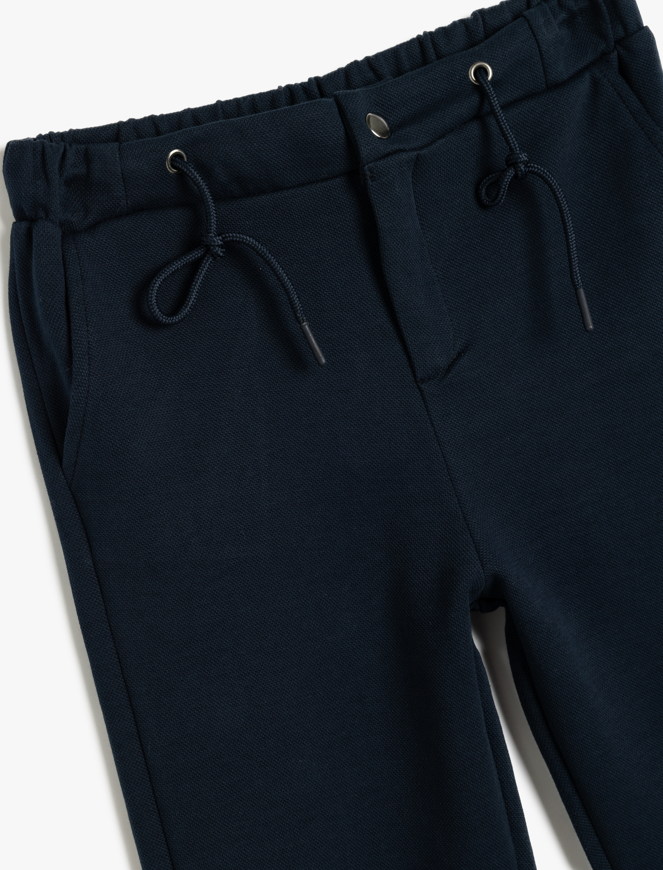  Erkek Çocuk Cep Detaylı Basic Pantolon Görünümlü Eşofman Altı