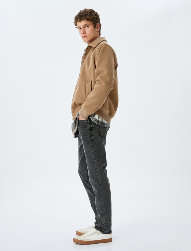 Slim Fit Kot Pantolon - Brad Jean_1