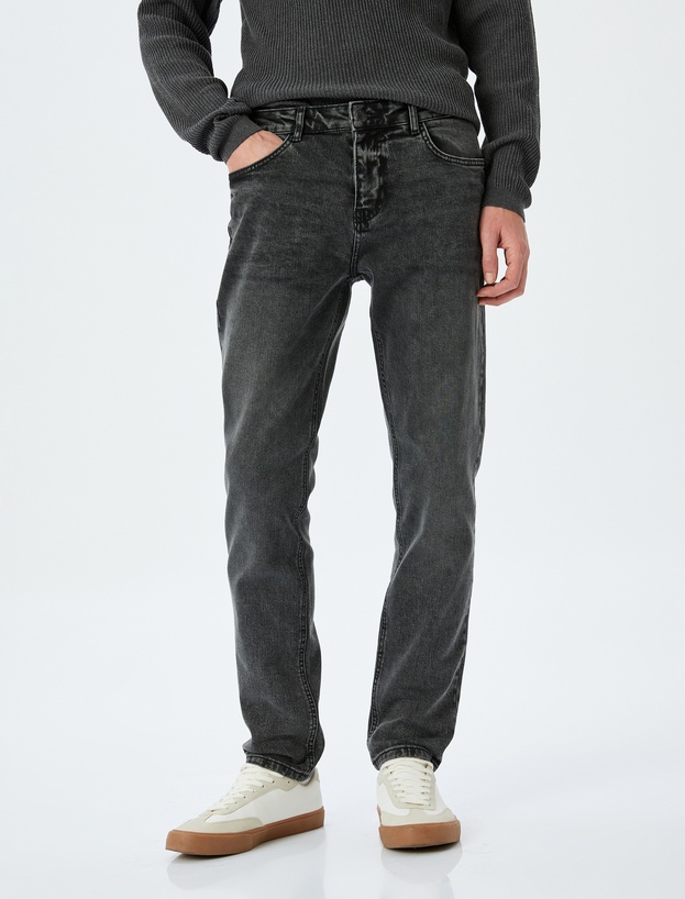 Slim Fit Kot Pantolon - Brad Jean_2